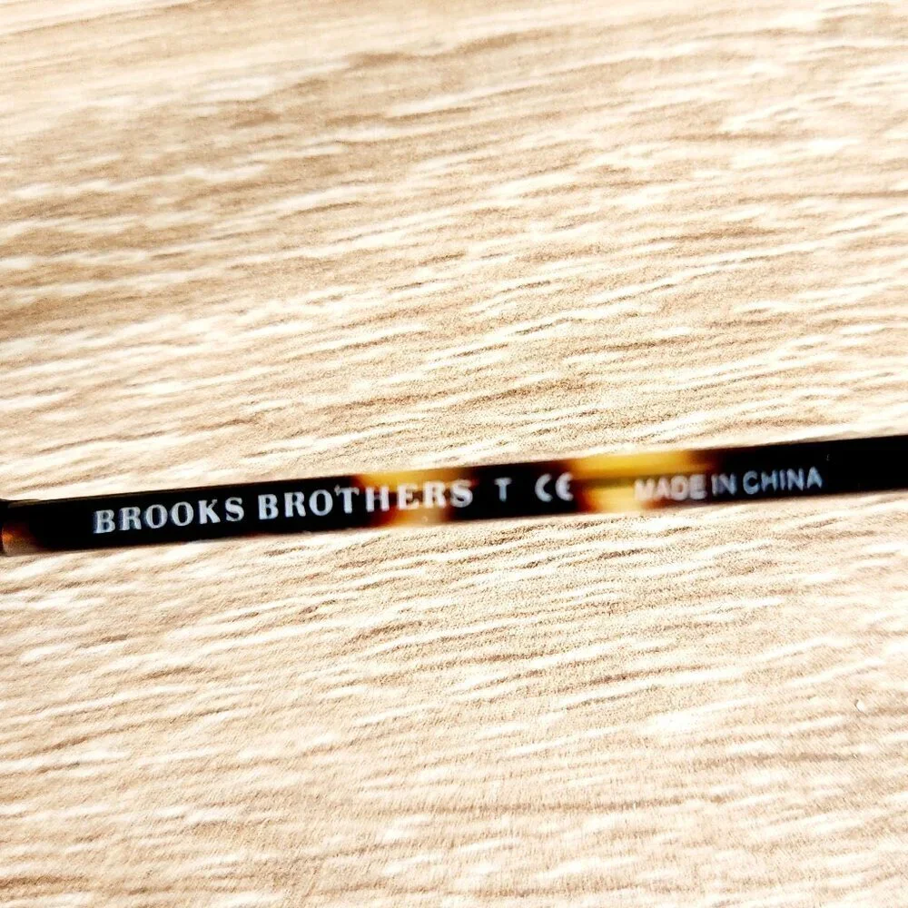 Brook Brothers BB 363 Prescription Eyeglasses in Satin Brown & Tortoise Shell